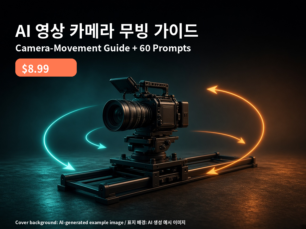 AI 영상 '카메라 무빙' 가이드 + 프롬프트 60개